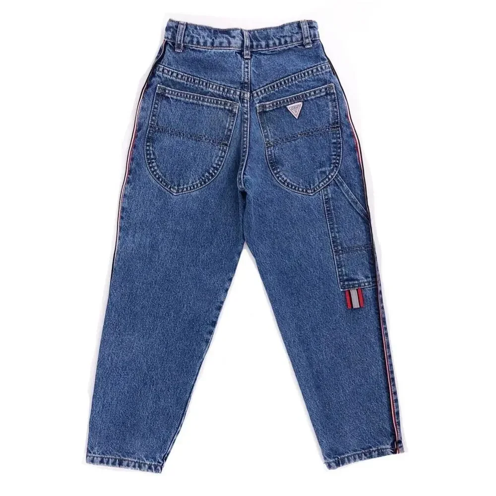 90s Guess Side Stripe Jeans 1990s Vintage